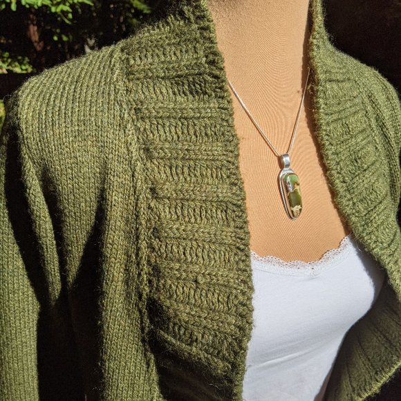 Olive Cardigan Per Una collection Marks & Spencer - Picture 4 of 10